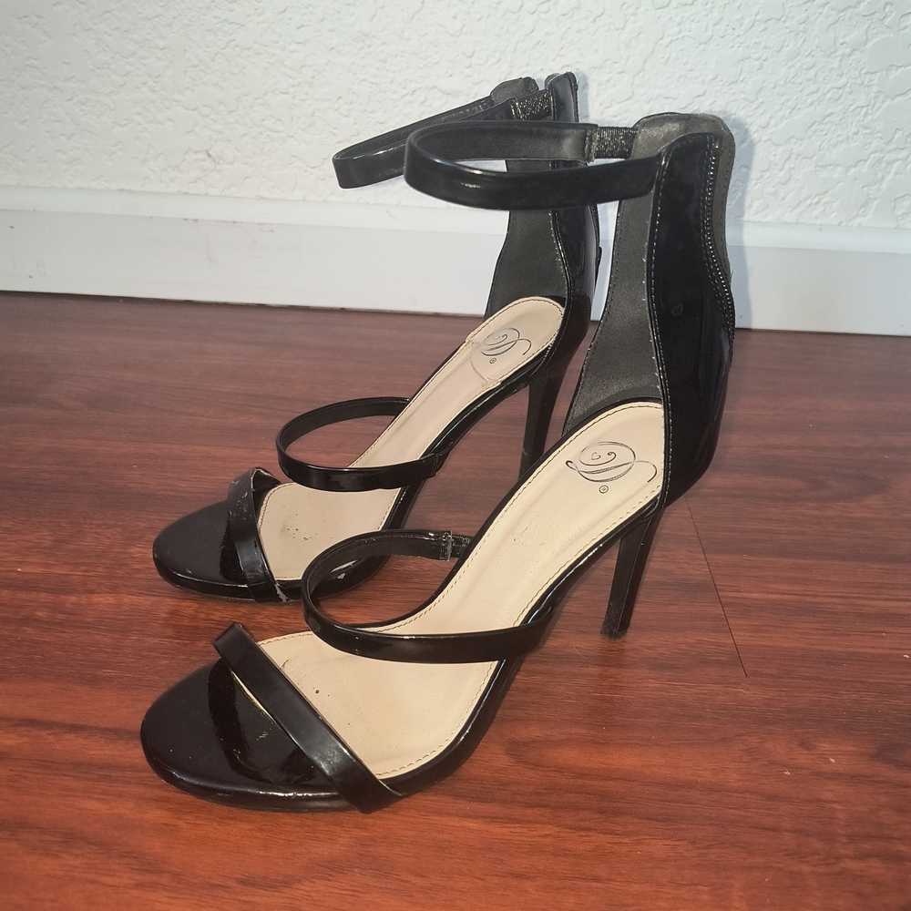 Black Strappy Heels